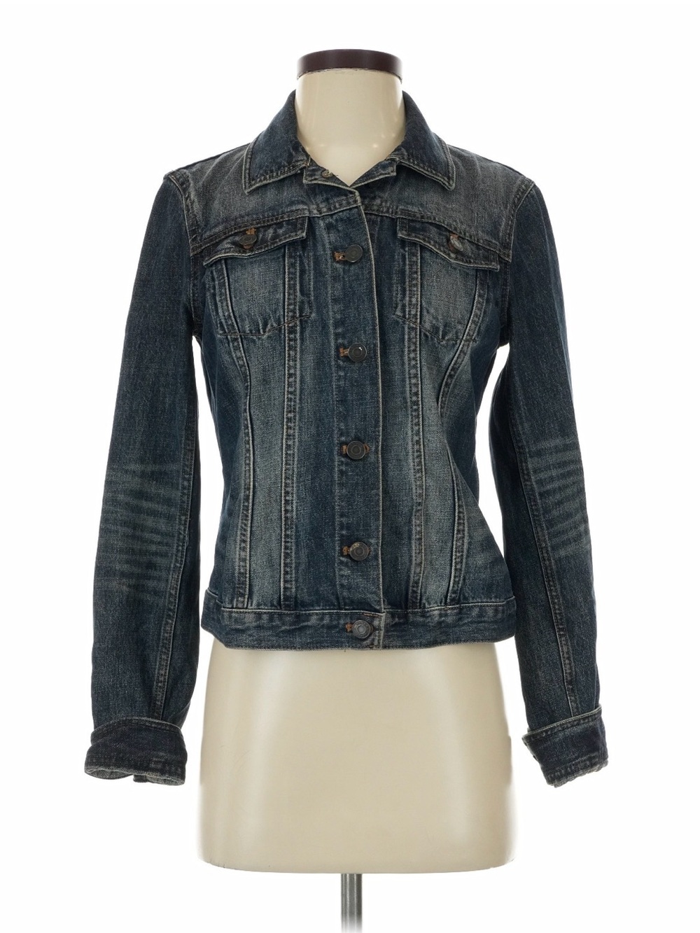 Banana Republic Women's Dark Blue Denim Jacket